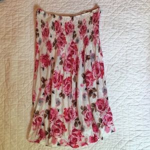 Women’s forever 21 flower tube top - sz small
